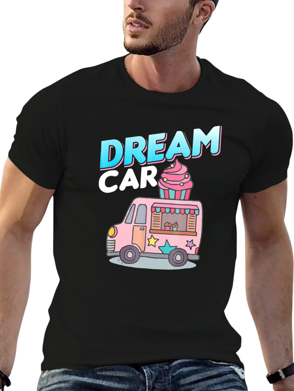 Dream Car Cupcake T-Shirt - Food Truck Tee