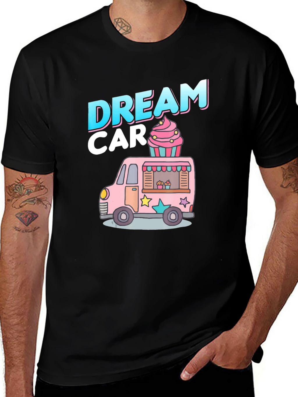Dream Car Cupcake T-Shirt - Food Truck Tee
