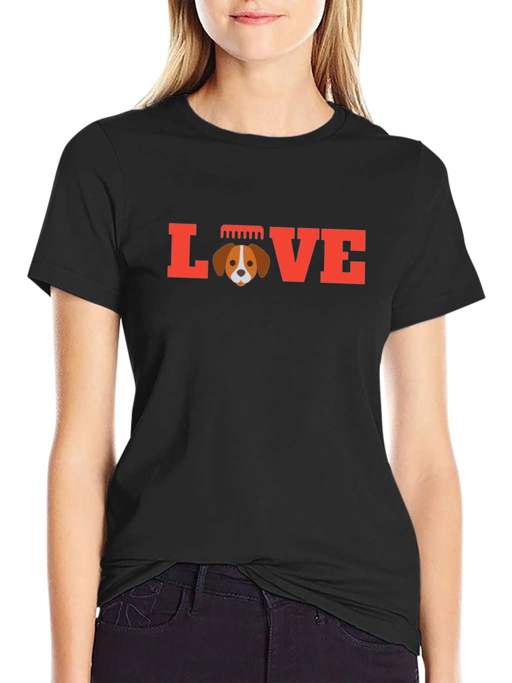 Love Dog T-Shirt - Cute Puppy Graphic Tee