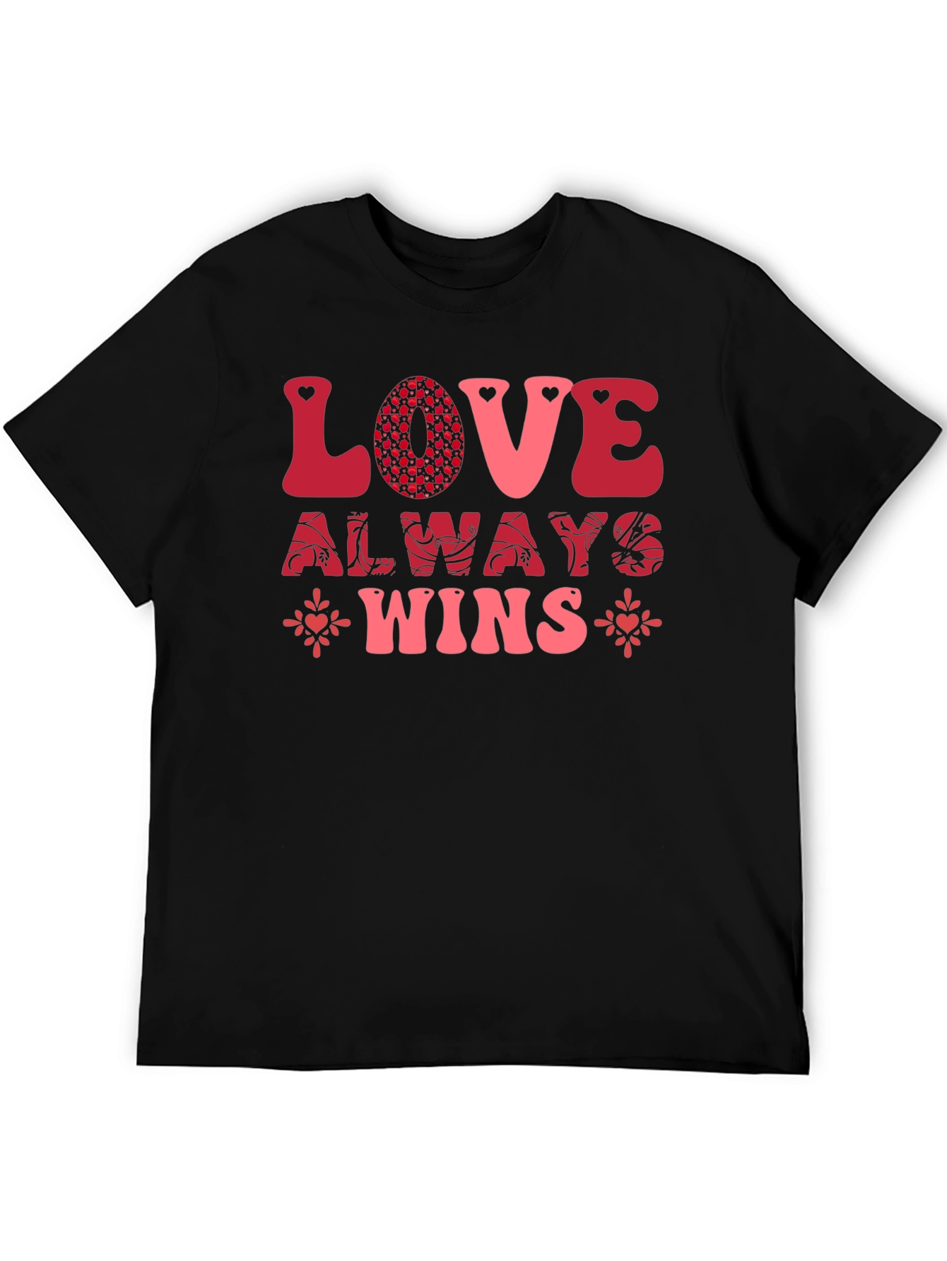 Love Always Wins Black Graphic Tee