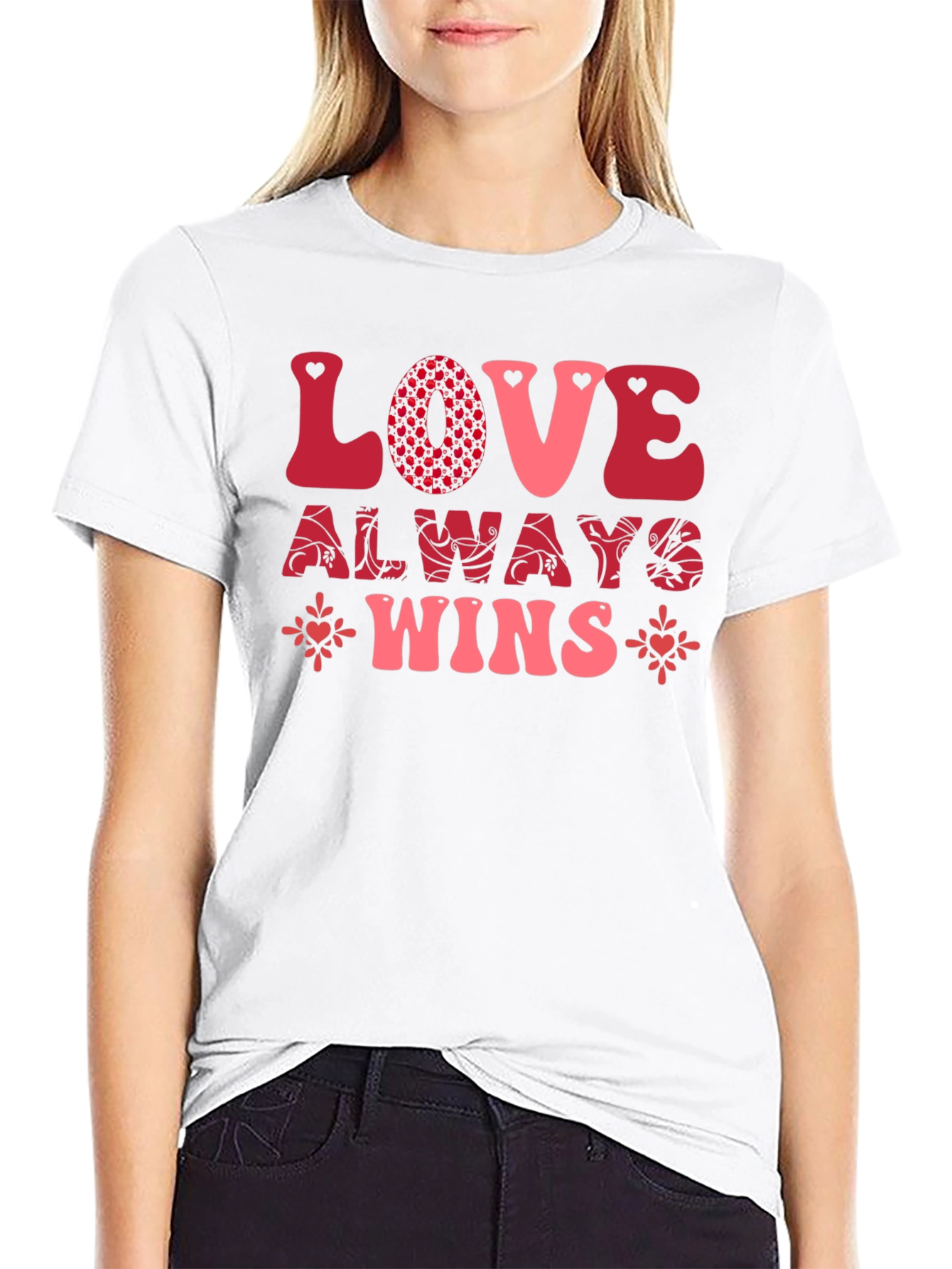 Love Always Wins Black Graphic Tee
