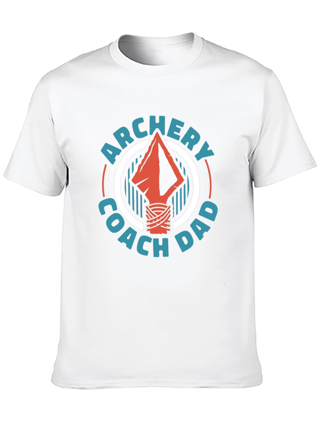 Archery Coach Dad T-Shirt - Fathers Day Gift