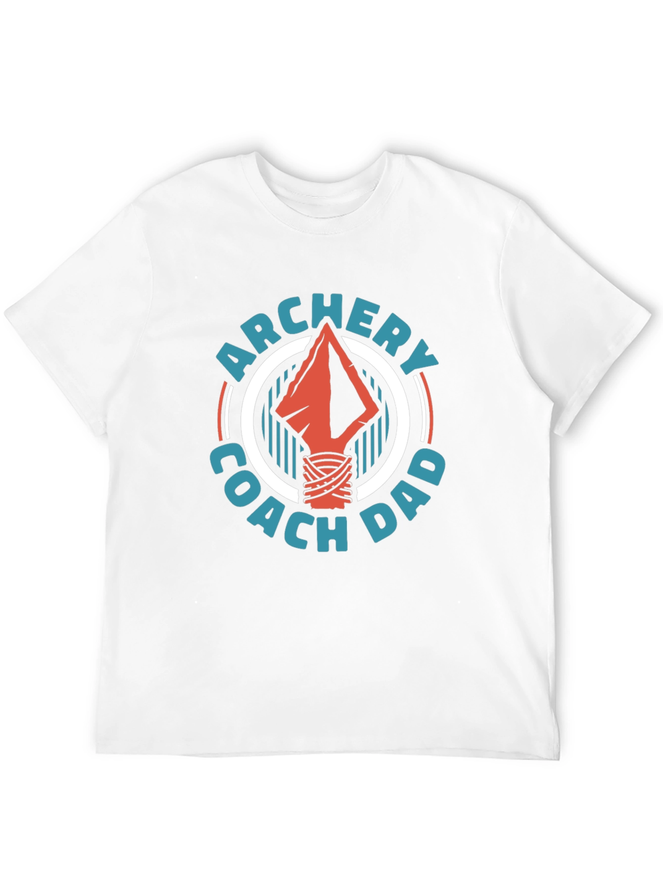 Archery Coach Dad T-Shirt - Fathers Day Gift