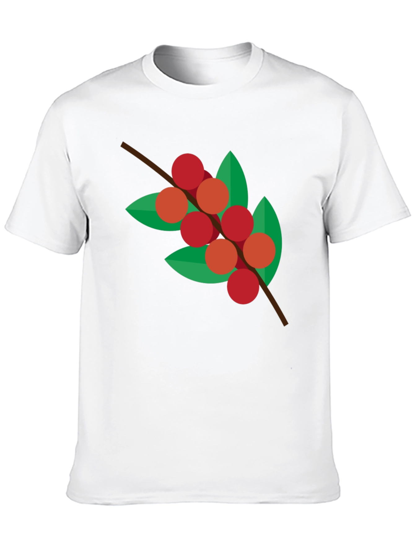 Geometric Coffee Cherry T-Shirt