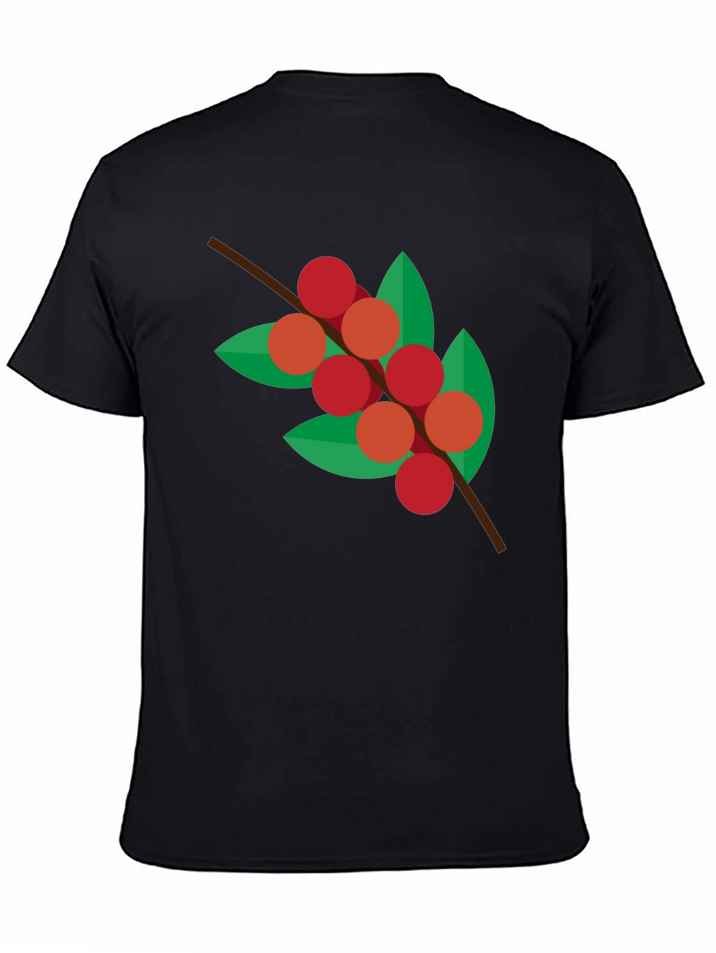 Geometric Coffee Cherry T-Shirt