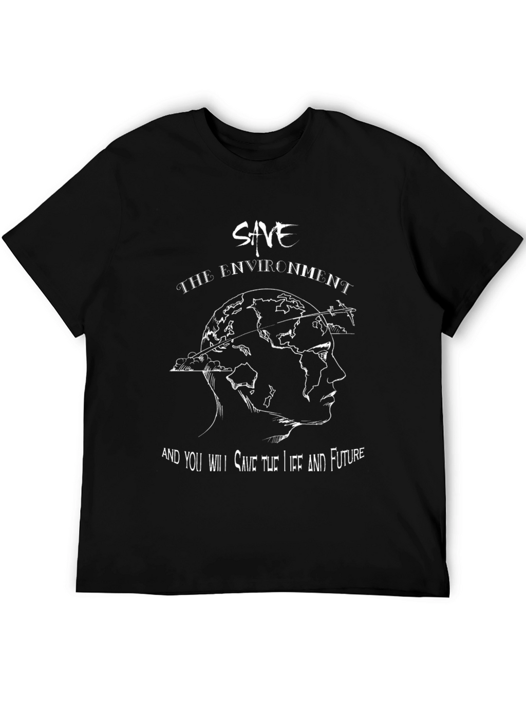 Save the Environment Graphic T-Shirt - Eco Friendly