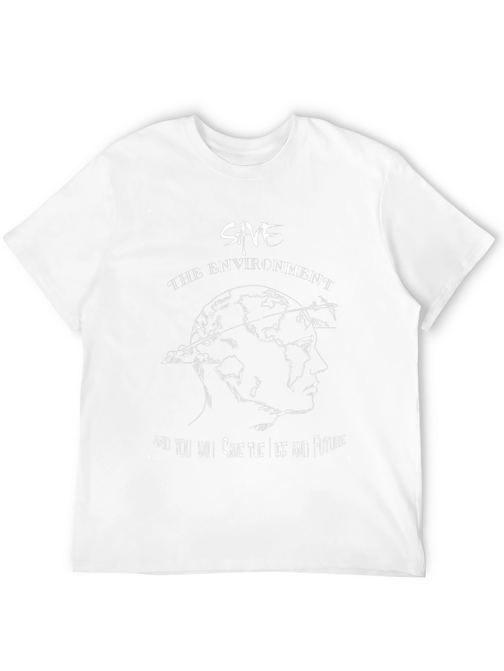 Save the Environment Graphic T-Shirt - Eco Friendly