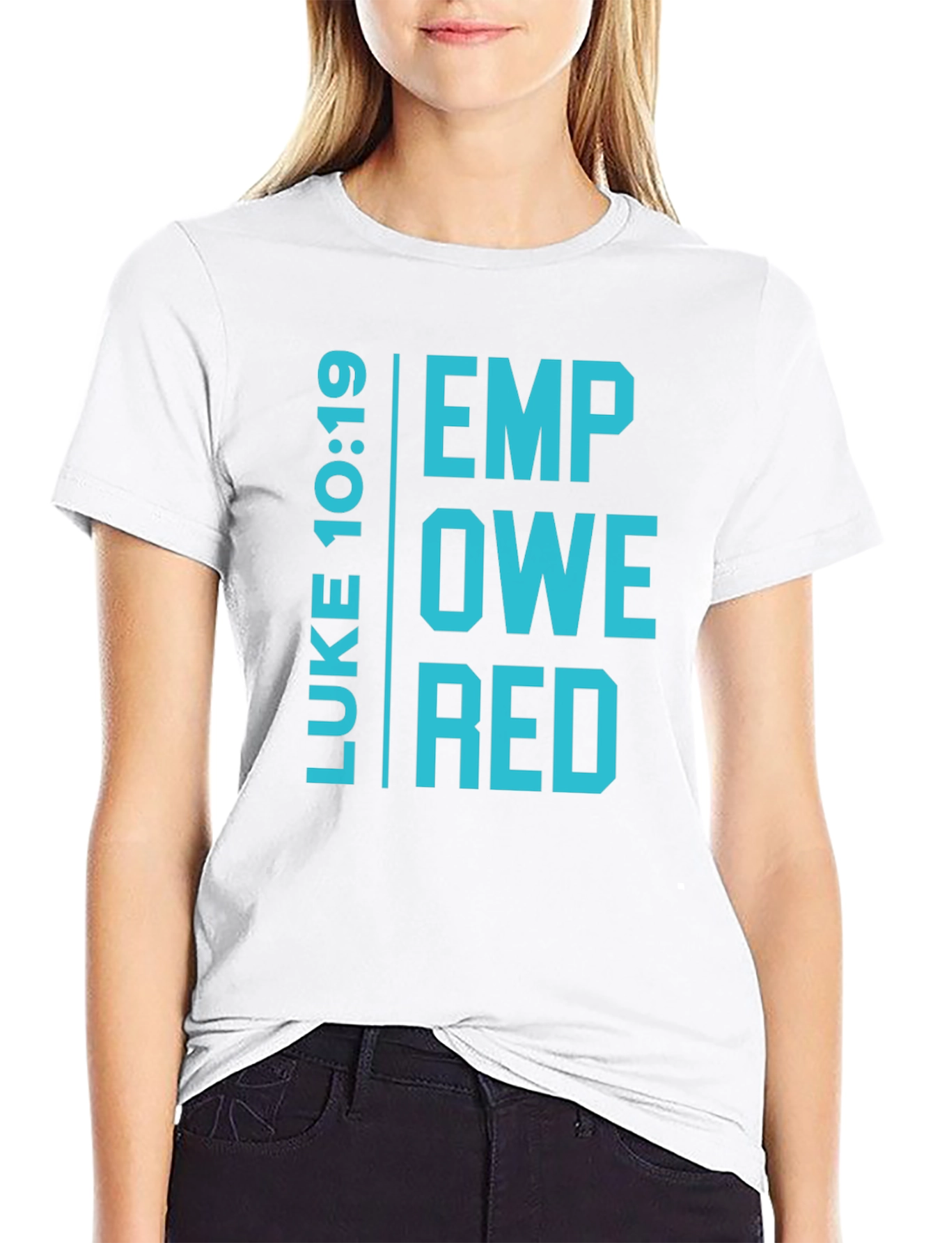 Empowered Luke 10:19 Graphic T-Shirt