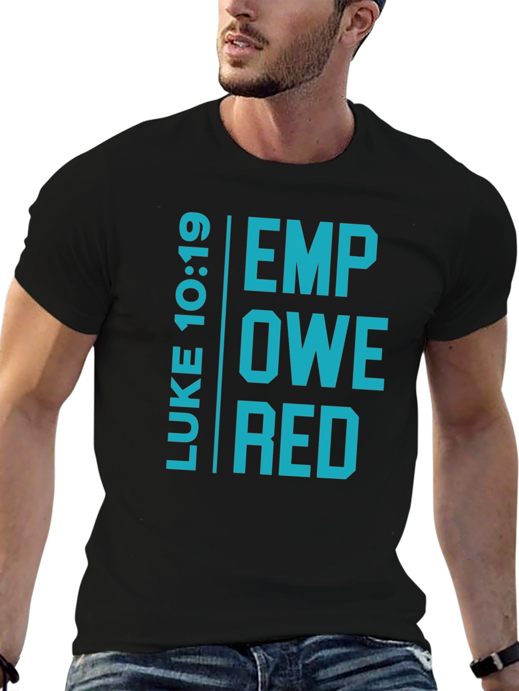 Empowered Luke 10:19 Graphic T-Shirt
