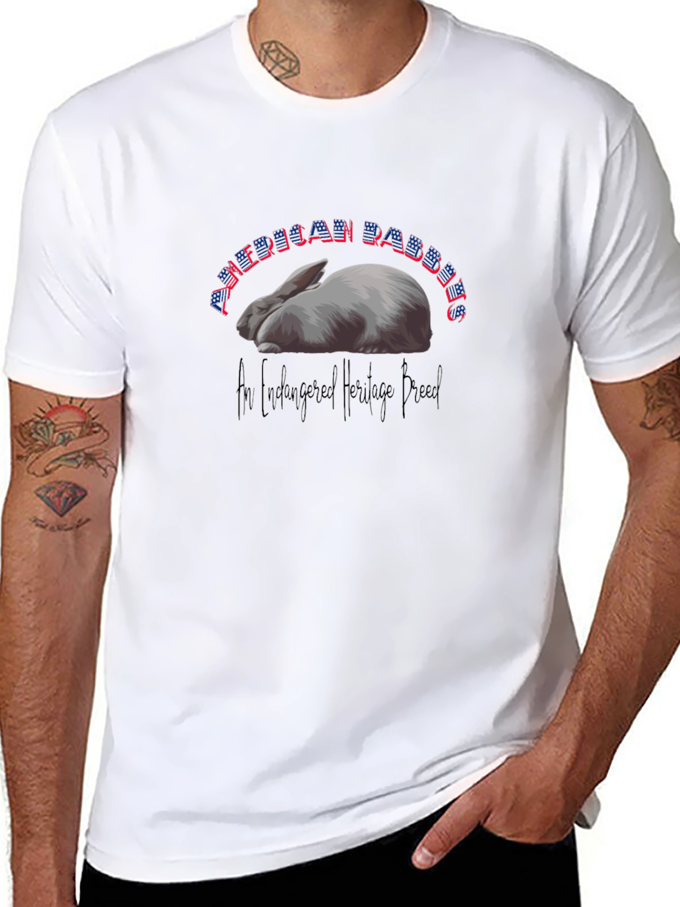American Rabbit Endangered Heritage Breed T-Shirt