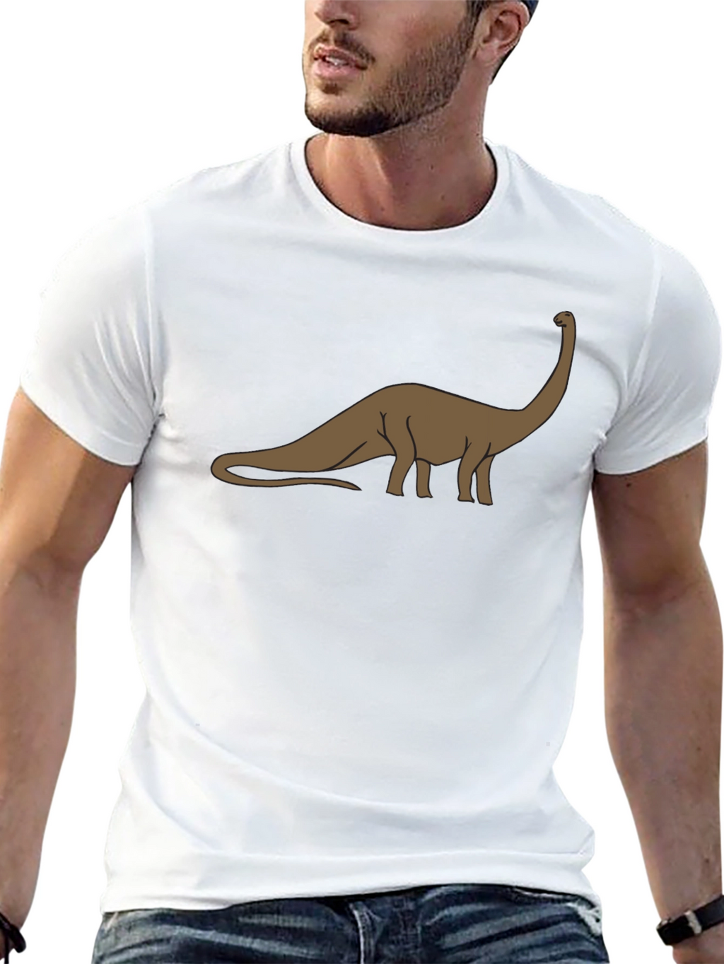 Dino Graphic Tee - Casual Comfort