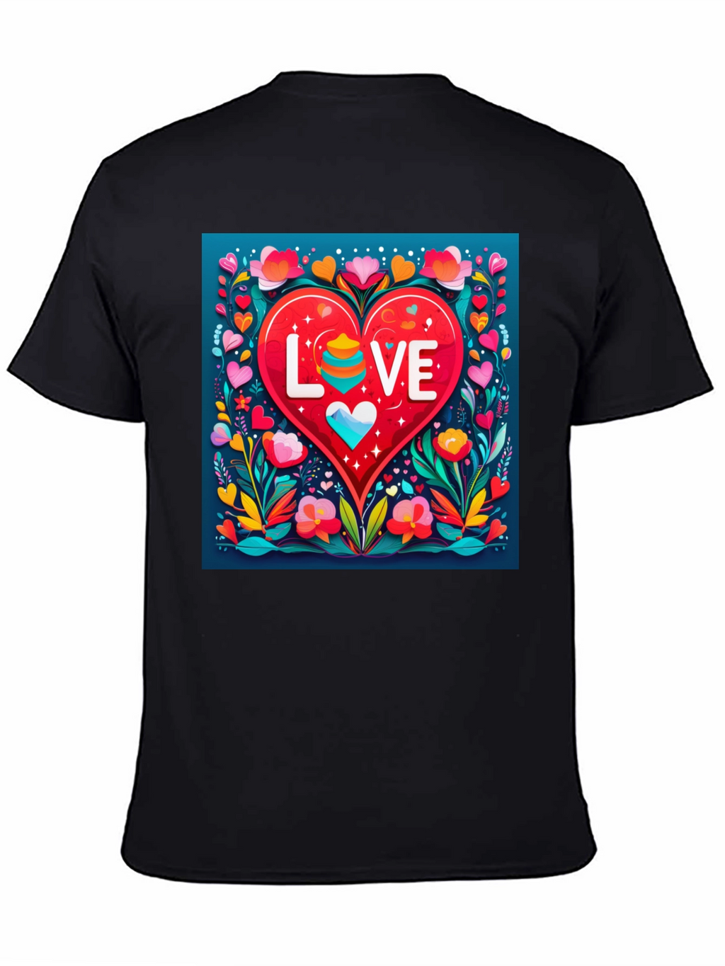 Love Heart Graphic Tee - Stylish Unisex Design