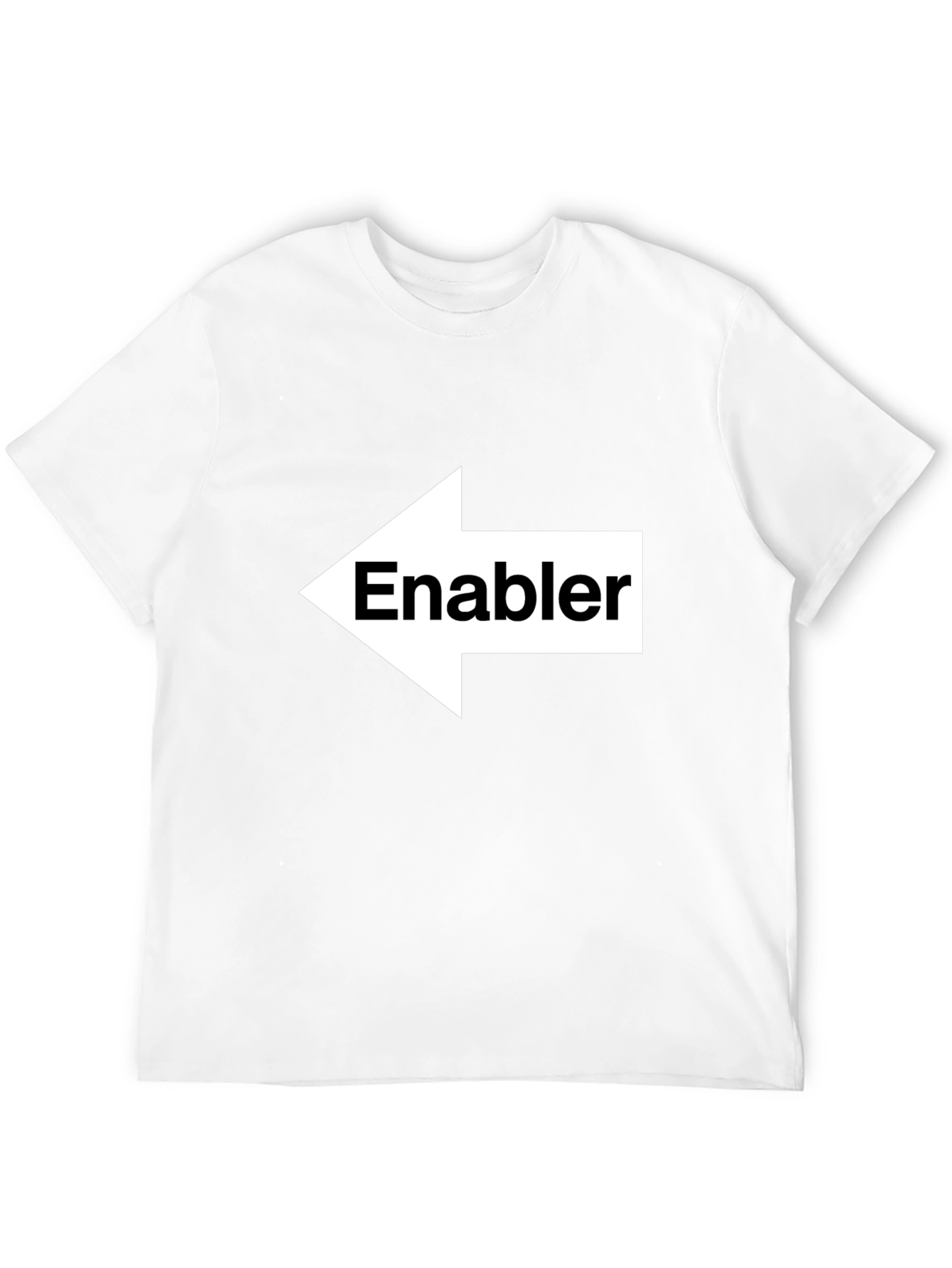 Enabler Graphic Tee - Point Left Arrow Shirt
