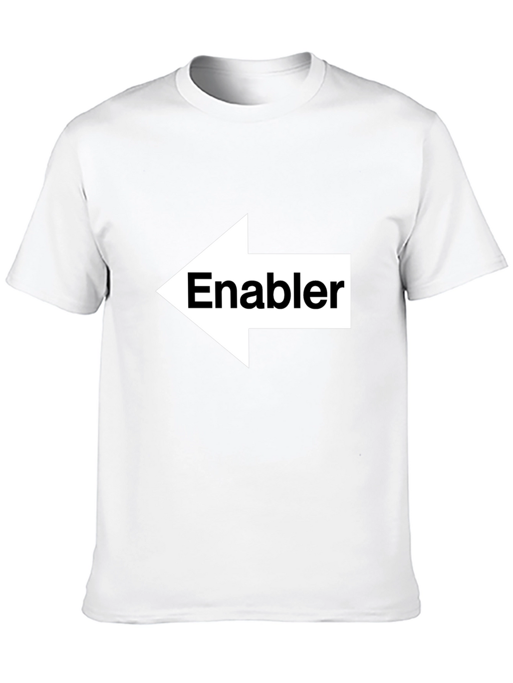 Enabler Graphic Tee - Point Left Arrow Shirt