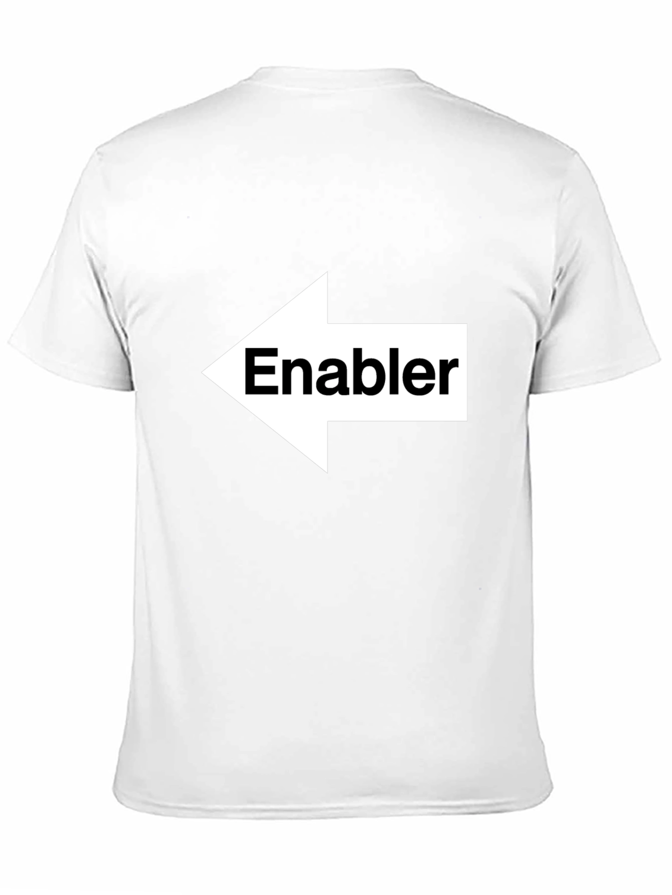 Enabler Graphic Tee - Point Left Arrow Shirt