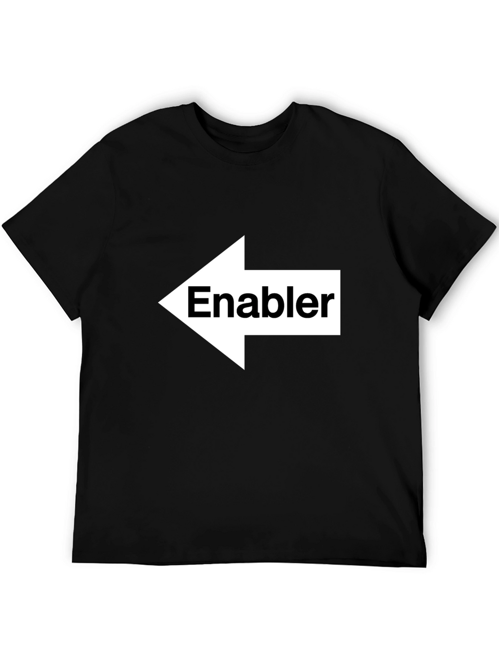Enabler Graphic Tee - Point Left Arrow Shirt