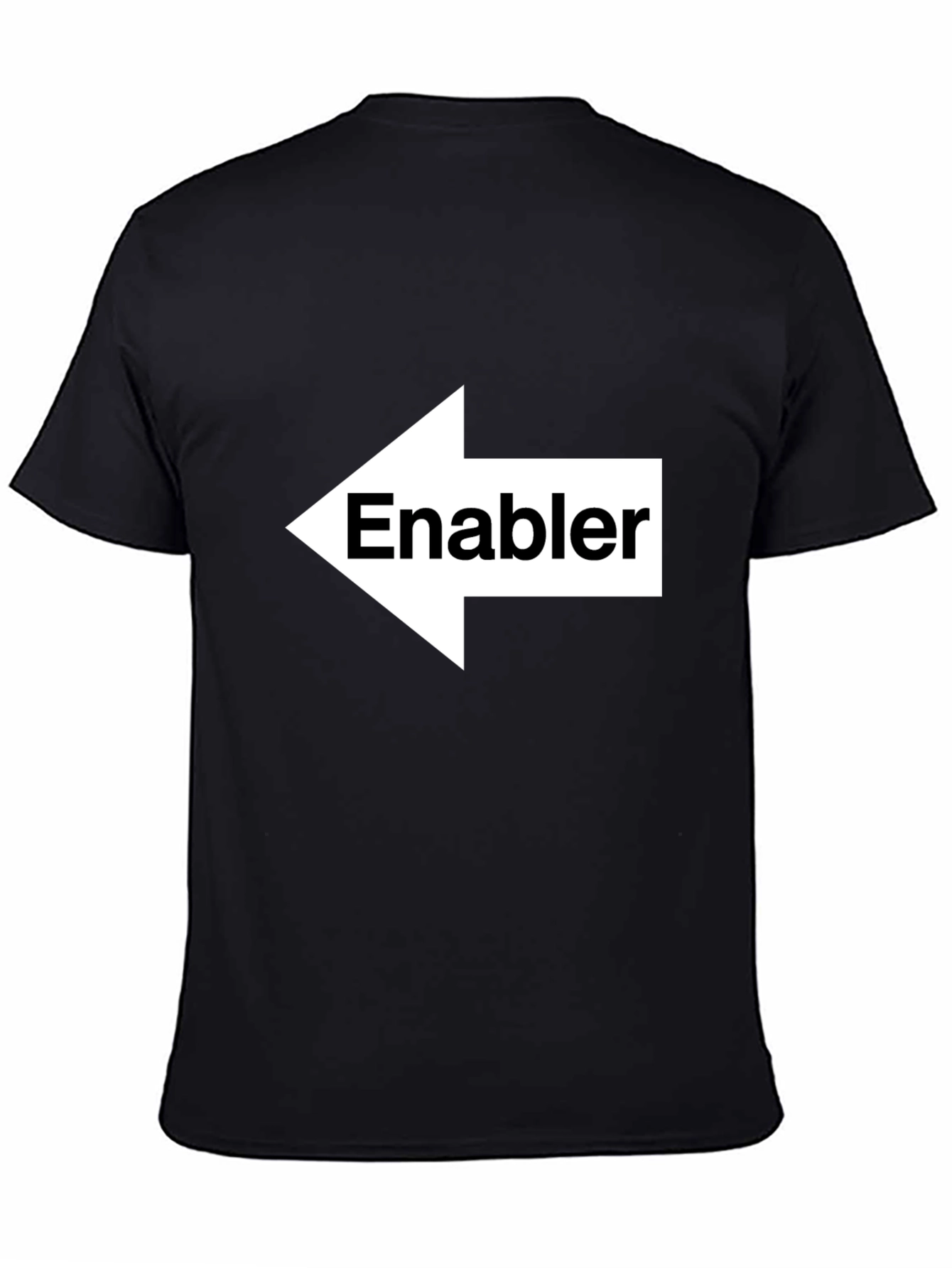 Enabler Graphic Tee - Point Left Arrow Shirt