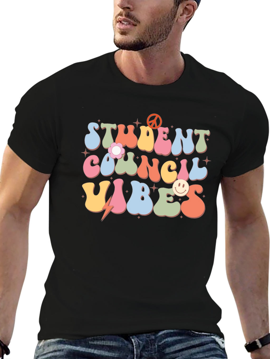 Student Council Vibes Graphic T-Shirt