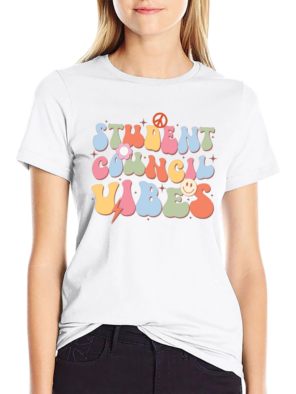 Student Council Vibes Graphic T-Shirt
