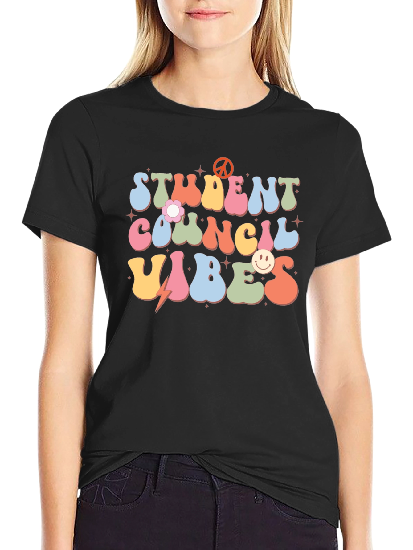Student Council Vibes Graphic T-Shirt