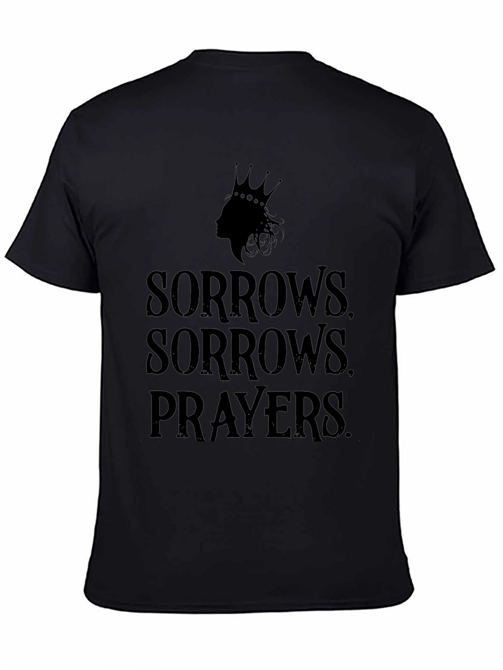 Sorrow Prayers Graphic T-Shirt - Black