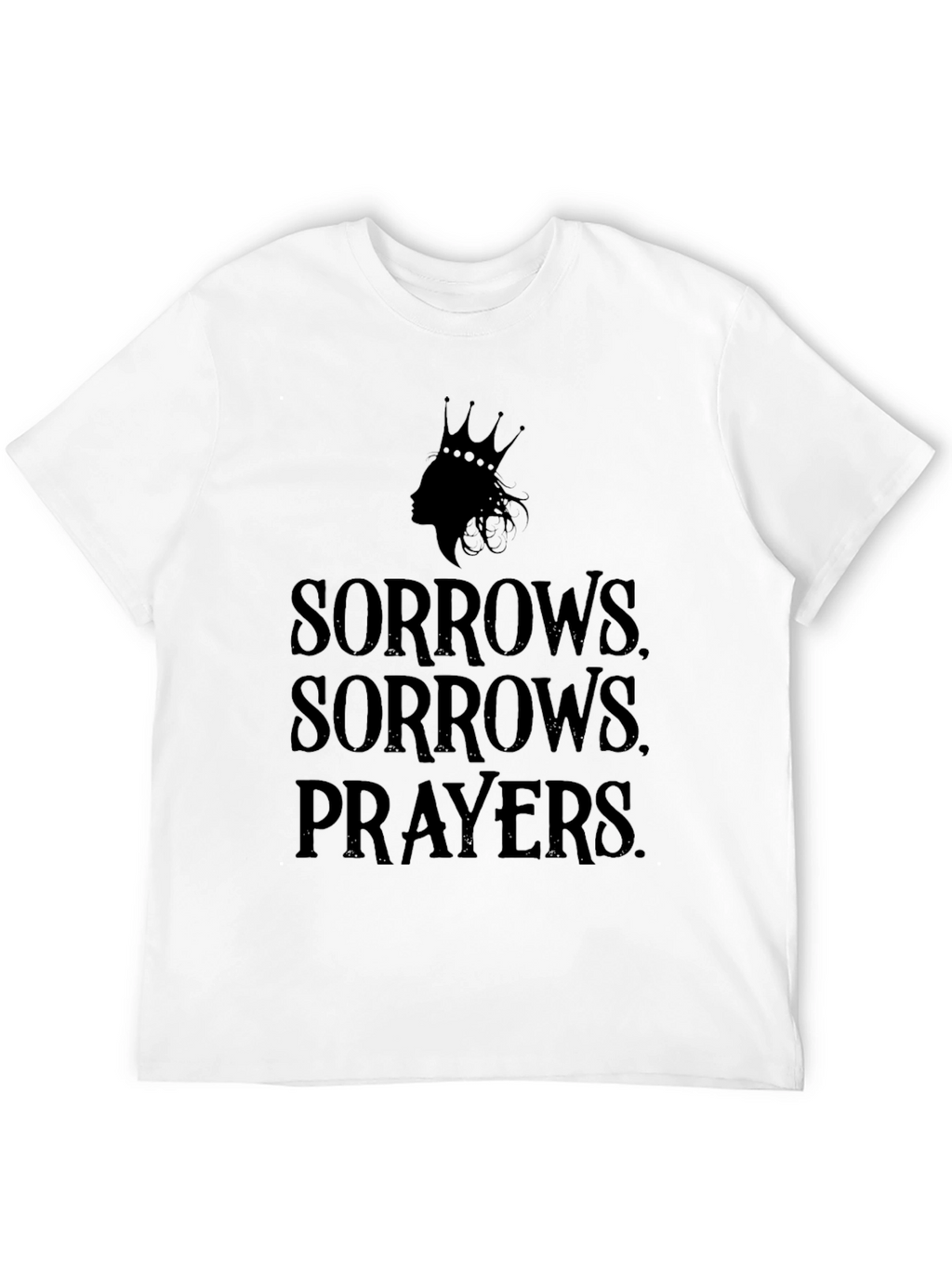 Sorrow Prayers Graphic T-Shirt - Black