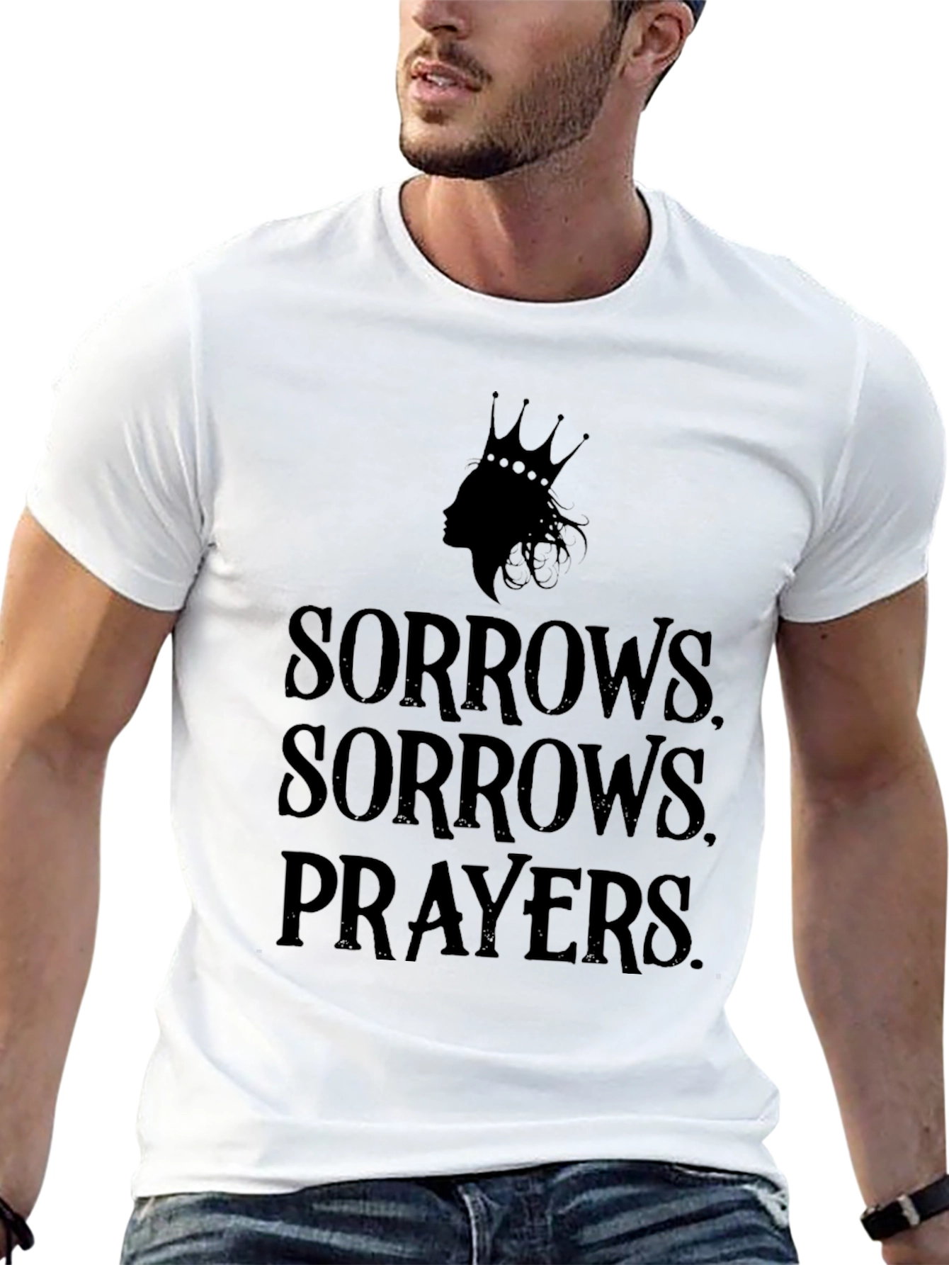 Sorrow Prayers Graphic T-Shirt - Black