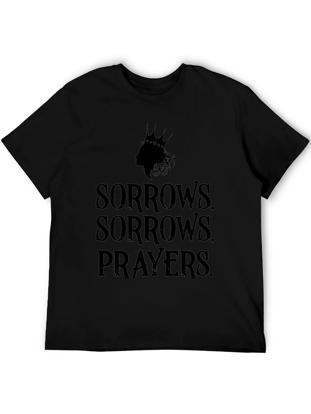 Sorrow Prayers Graphic T-Shirt - Black