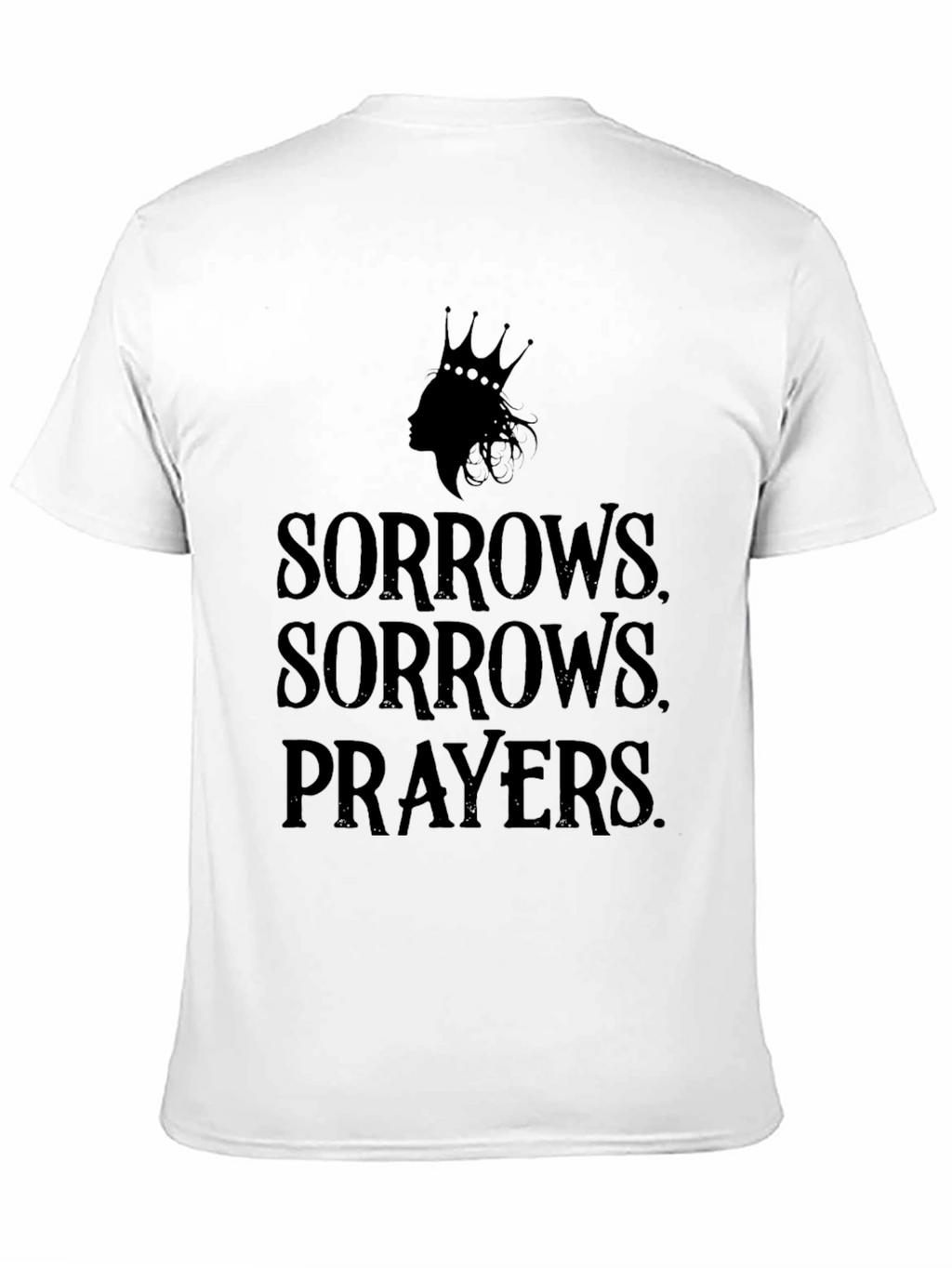 Sorrow Prayers Graphic T-Shirt - Black