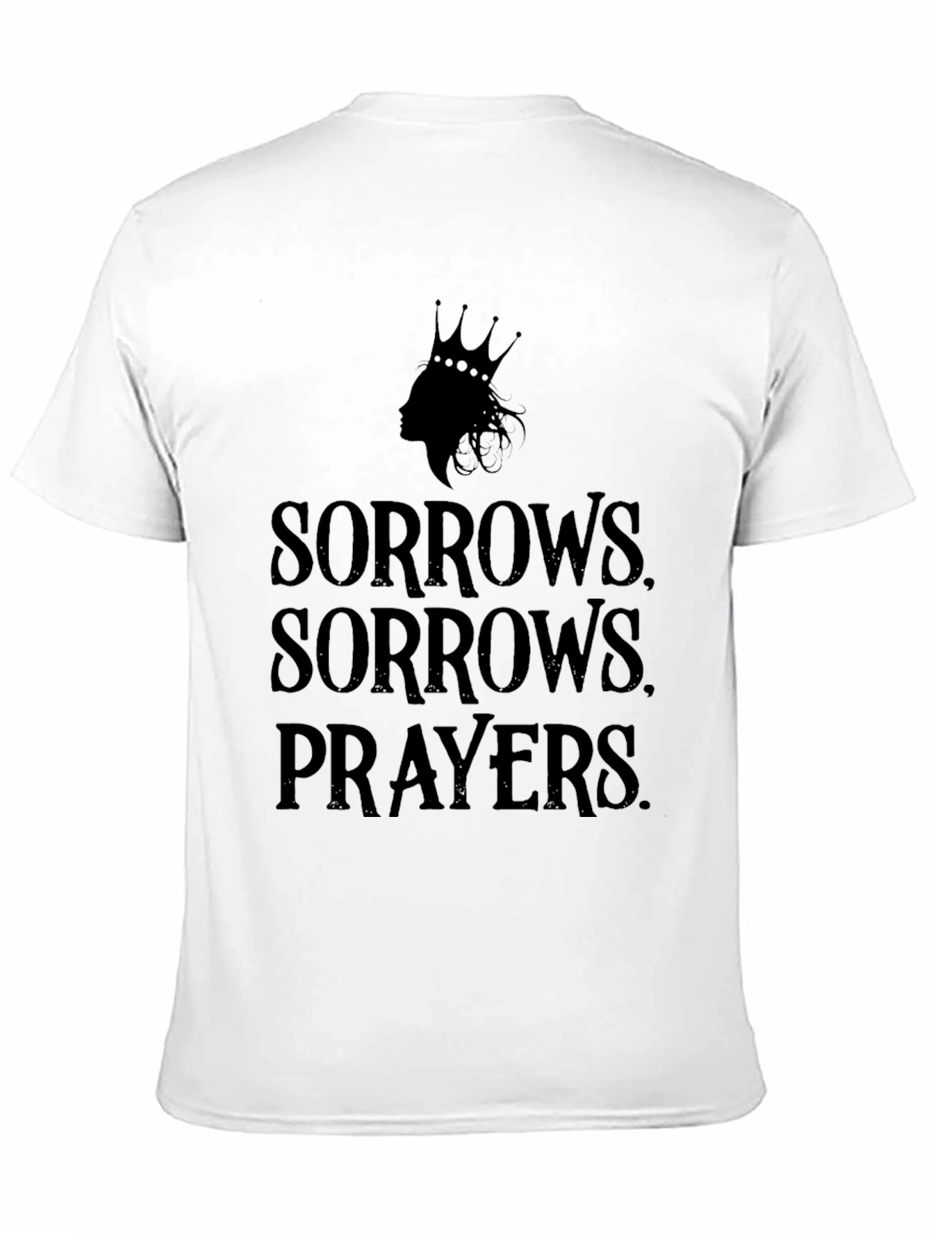 Sorrow Prayers Graphic T-Shirt - Black