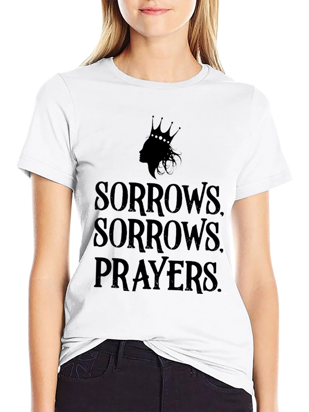 Sorrow Prayers Graphic T-Shirt - Black