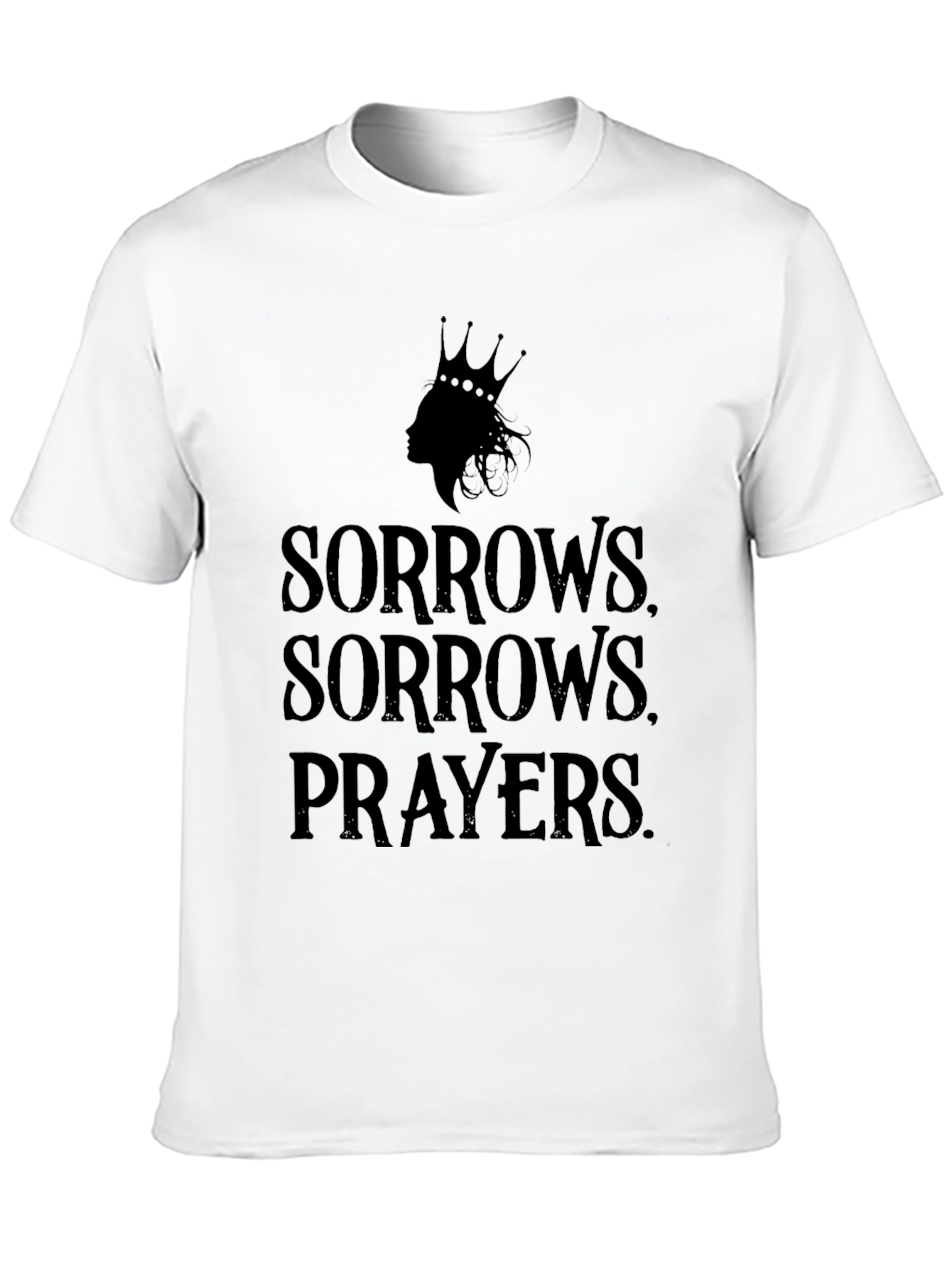 Sorrow Prayers Graphic T-Shirt - Black