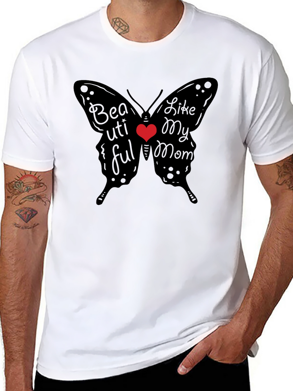 Beautiful Like My Mom Butterfly T-Shirt