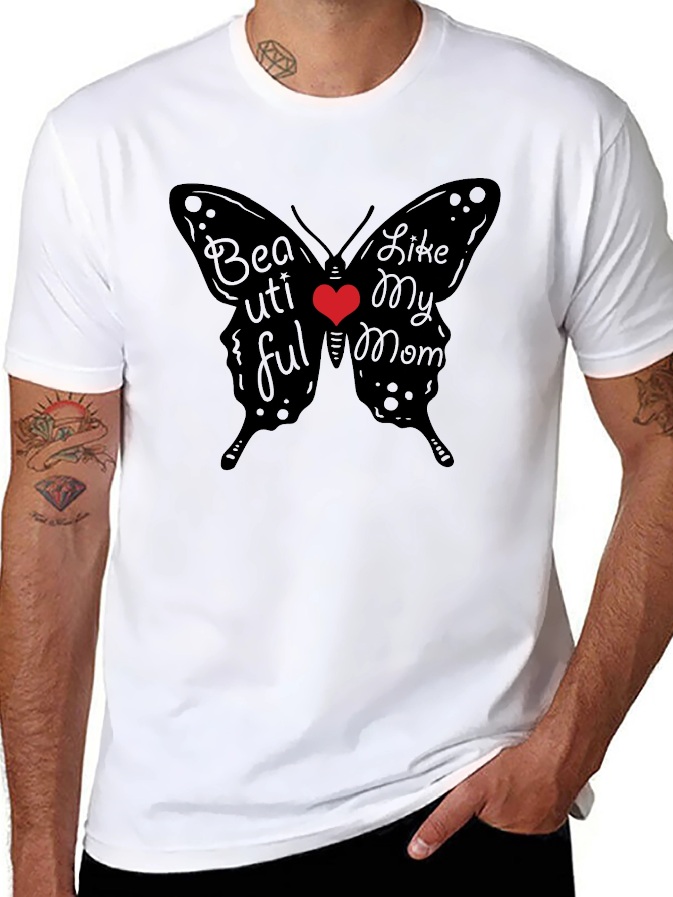 Beautiful Like My Mom Butterfly T-Shirt