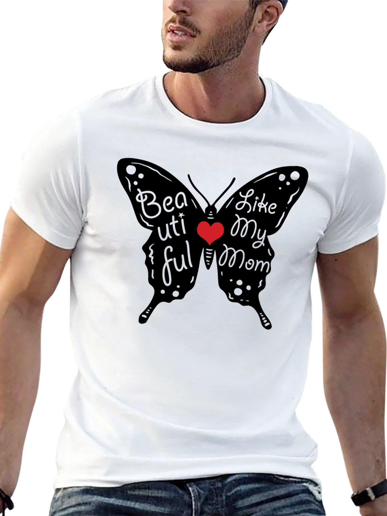 Beautiful Like My Mom Butterfly T-Shirt