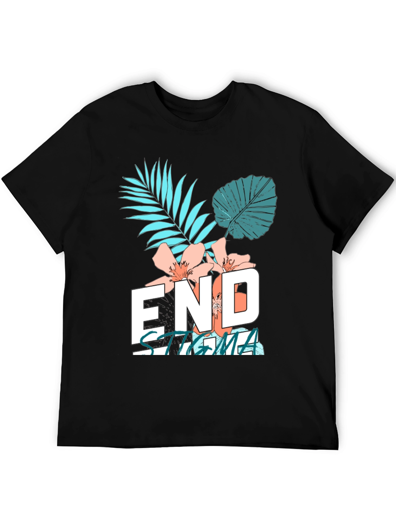 End Stigma Graphic Tee - Black