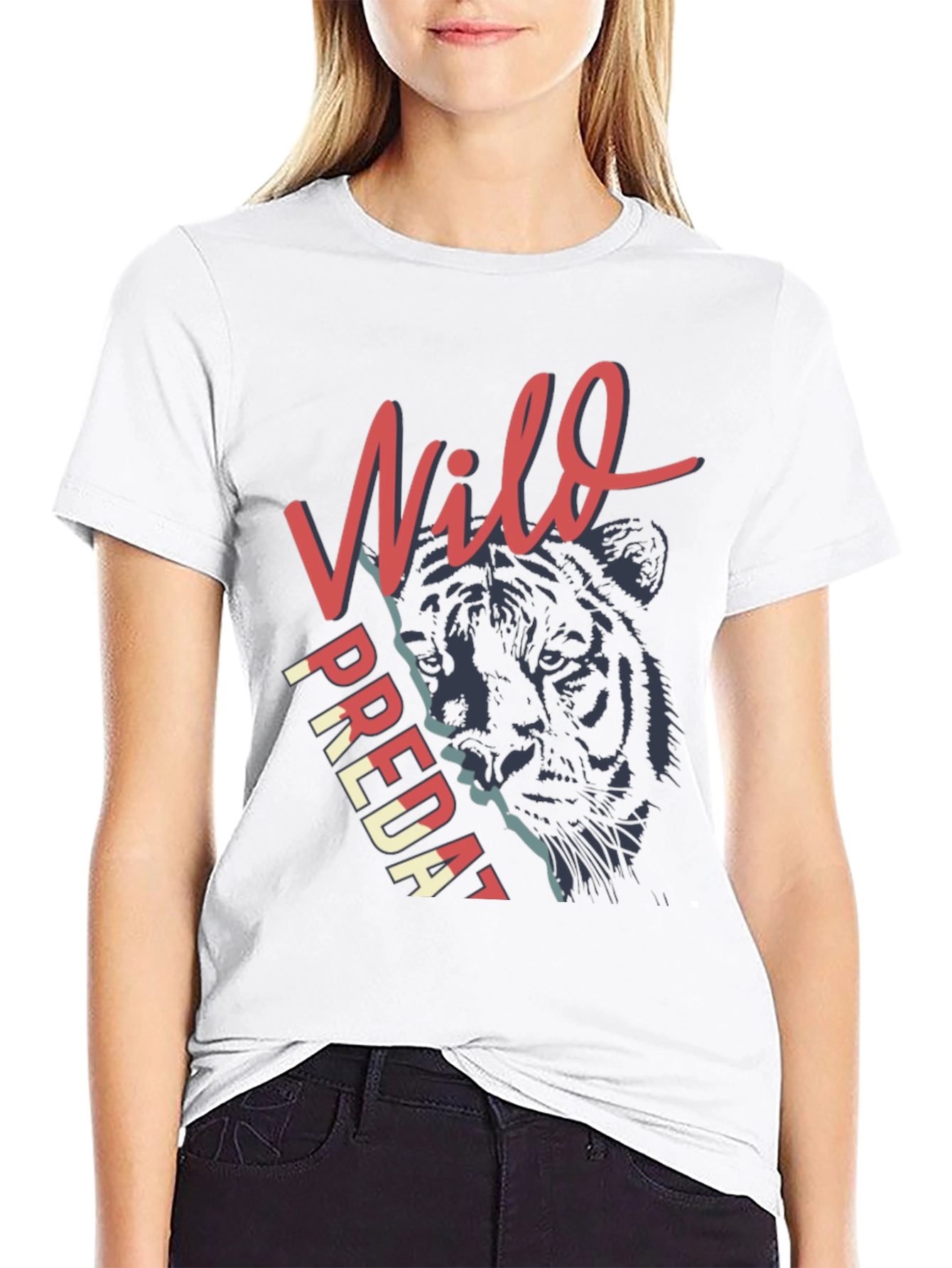 Wild Predator Graphic Tee - Black T-Shirt