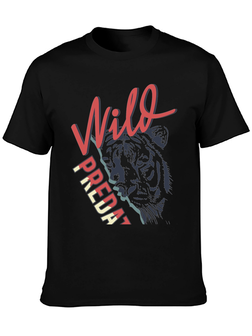 Wild Predator Graphic Tee - Black T-Shirt