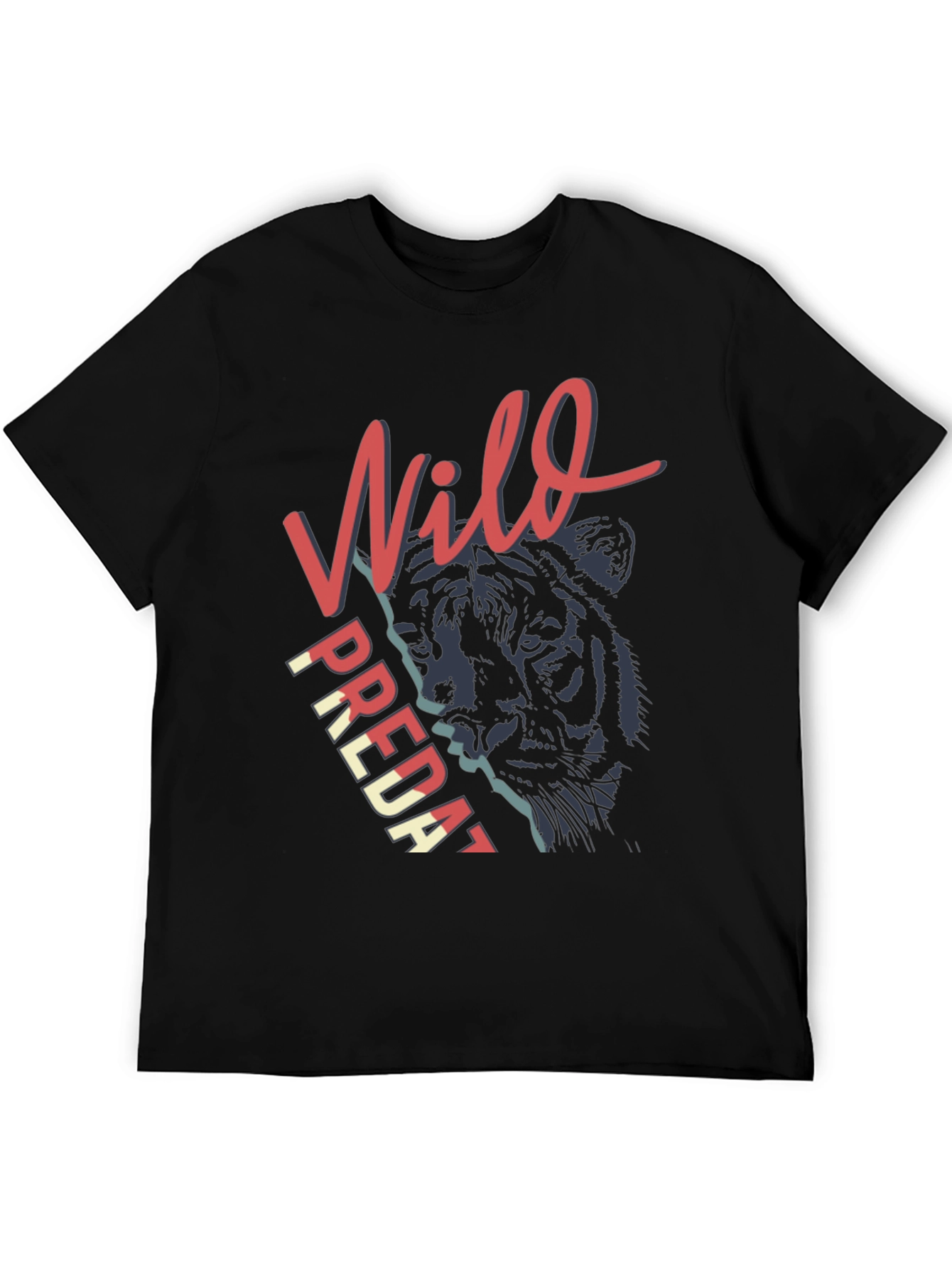 Wild Predator Graphic Tee - Black T-Shirt