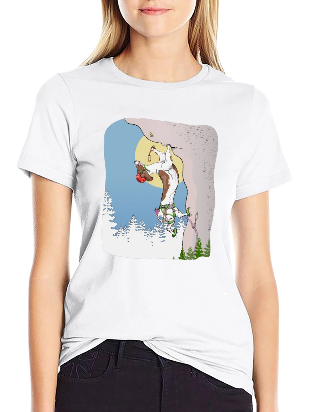 Climbing Goat Graphic T-Shirt