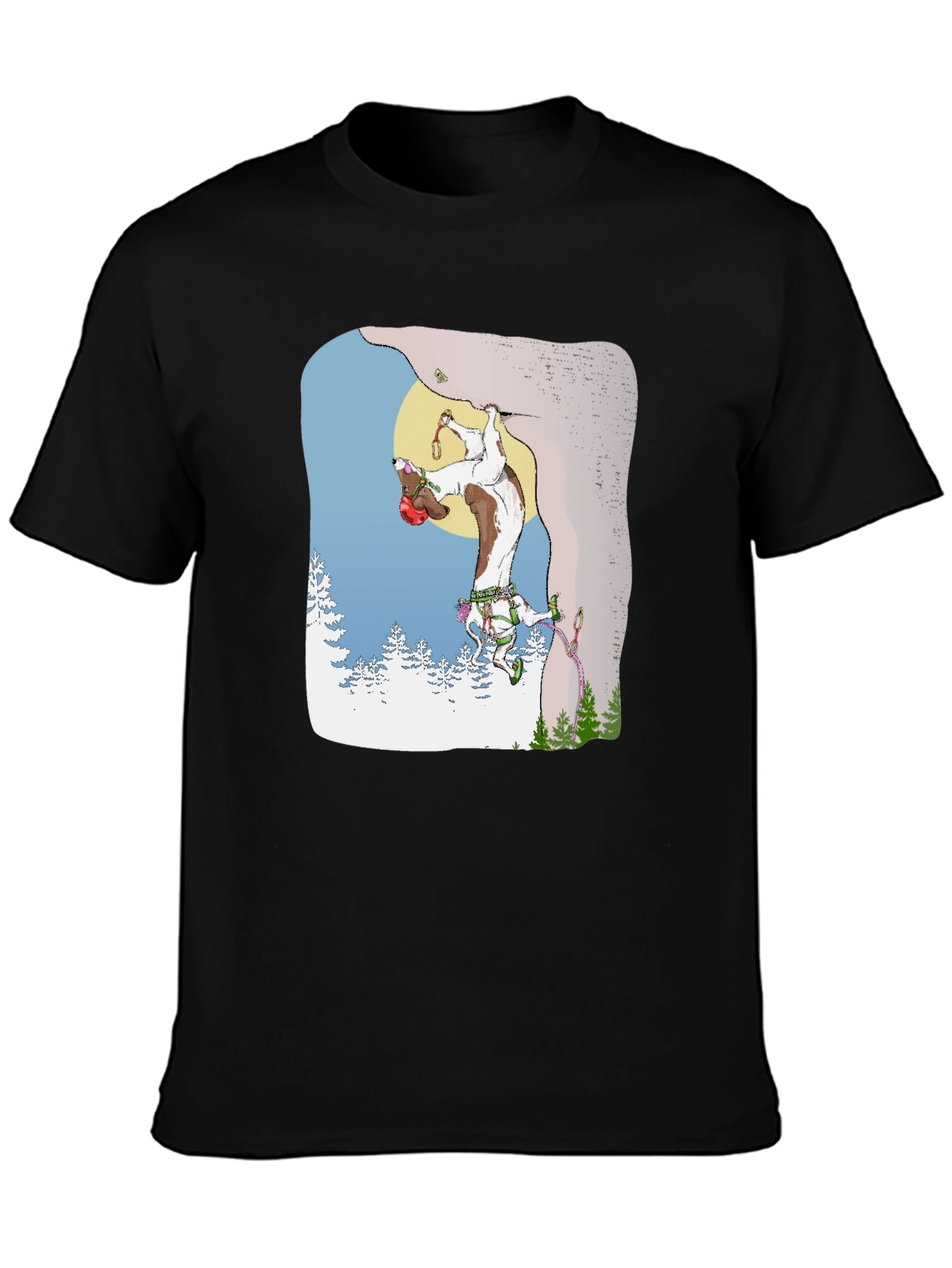 Climbing Goat Graphic T-Shirt
