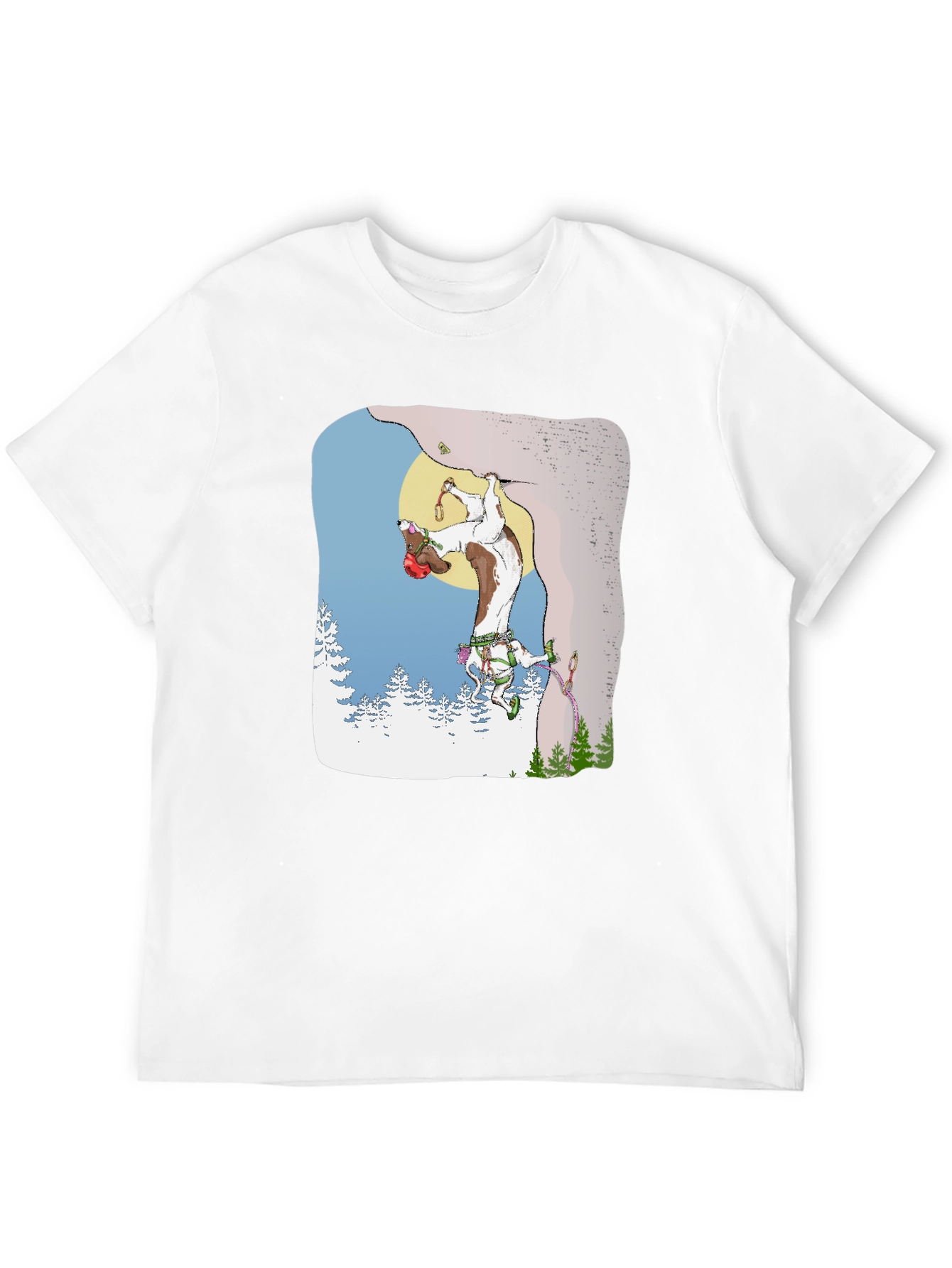 Climbing Goat Graphic T-Shirt