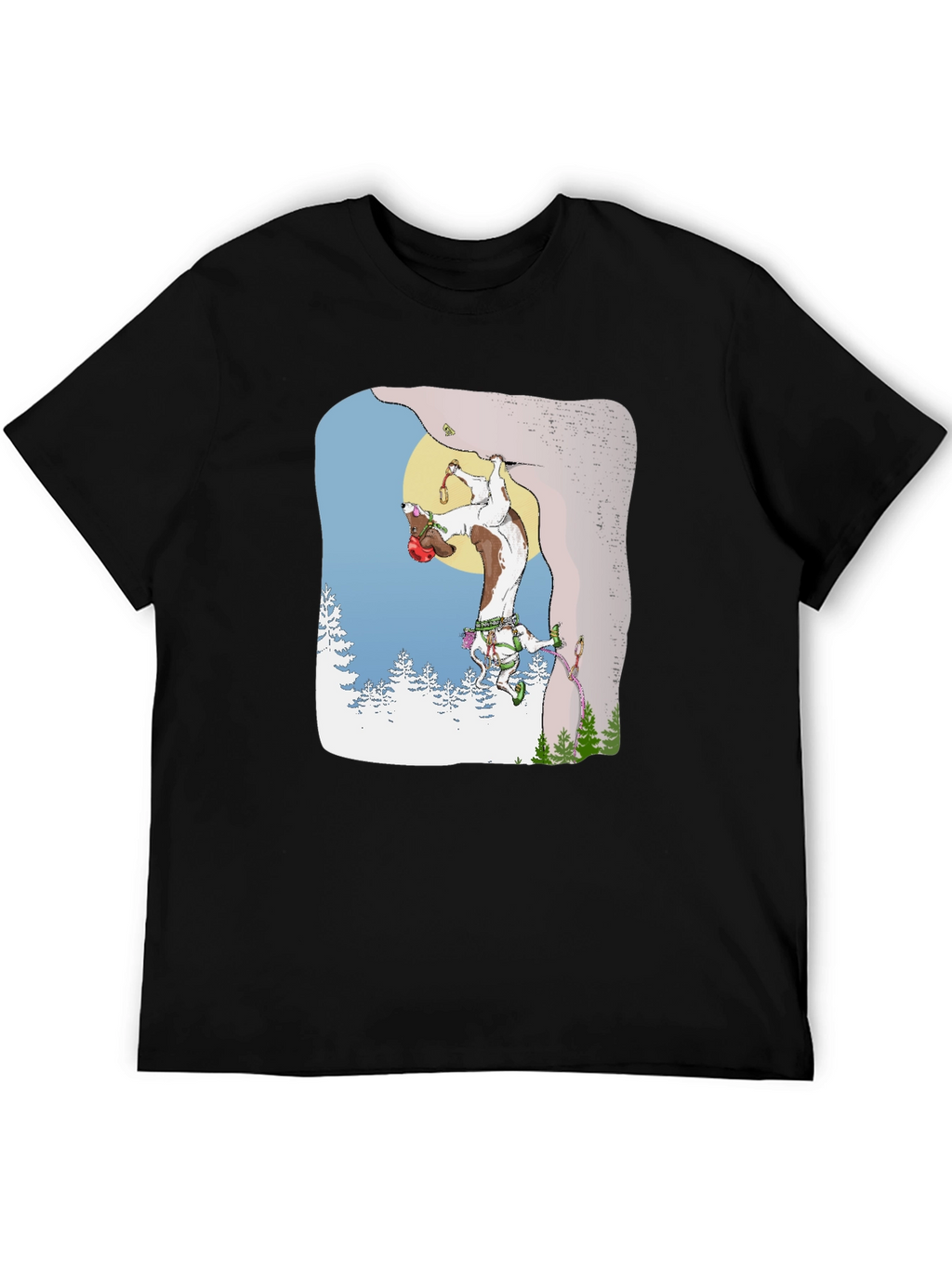Climbing Goat Graphic T-Shirt