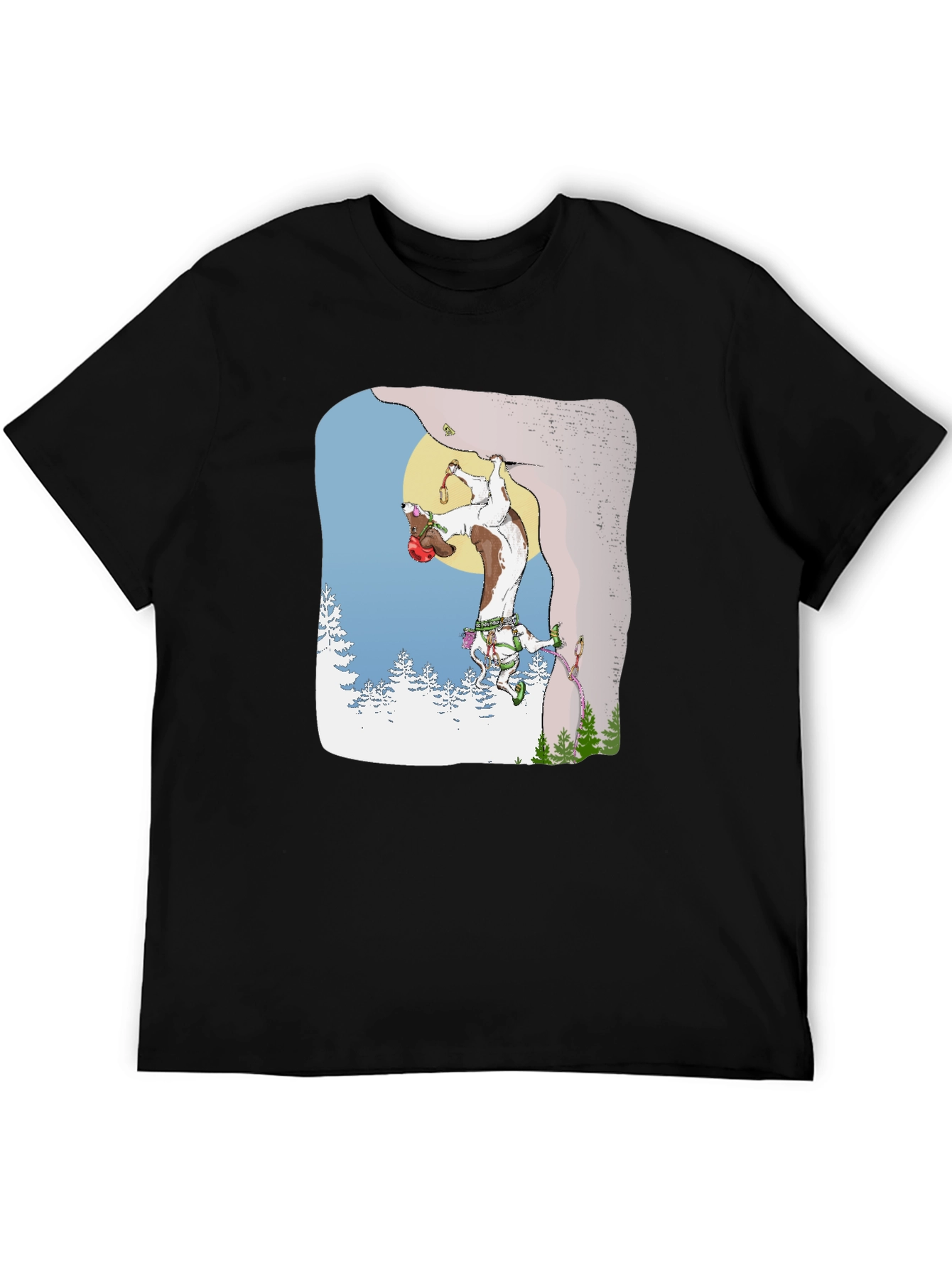 Climbing Goat Graphic T-Shirt