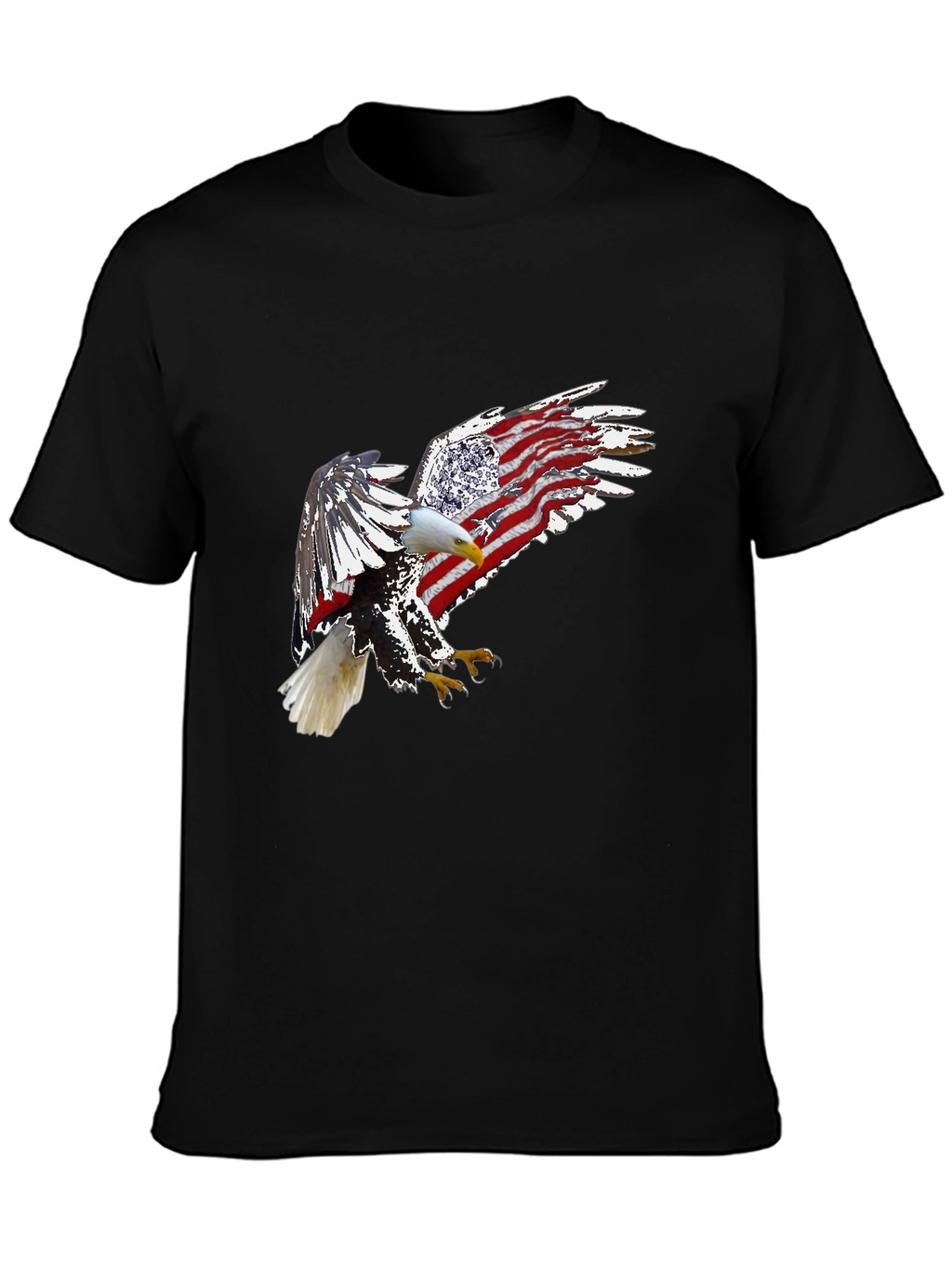 American Eagle USA Flag Patriotic T-Shirt