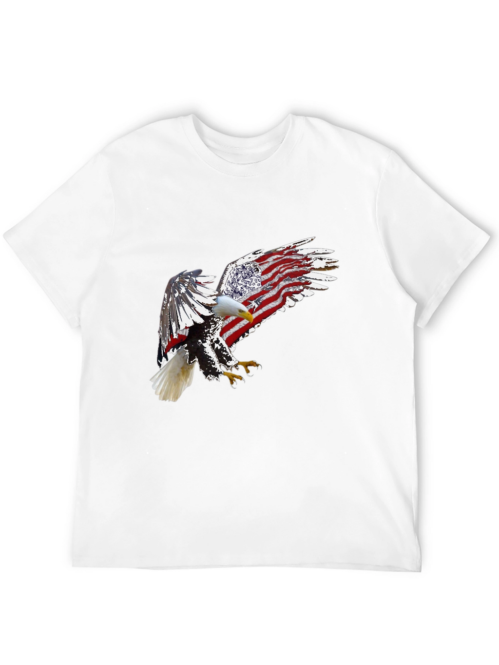 American Eagle USA Flag Patriotic T-Shirt