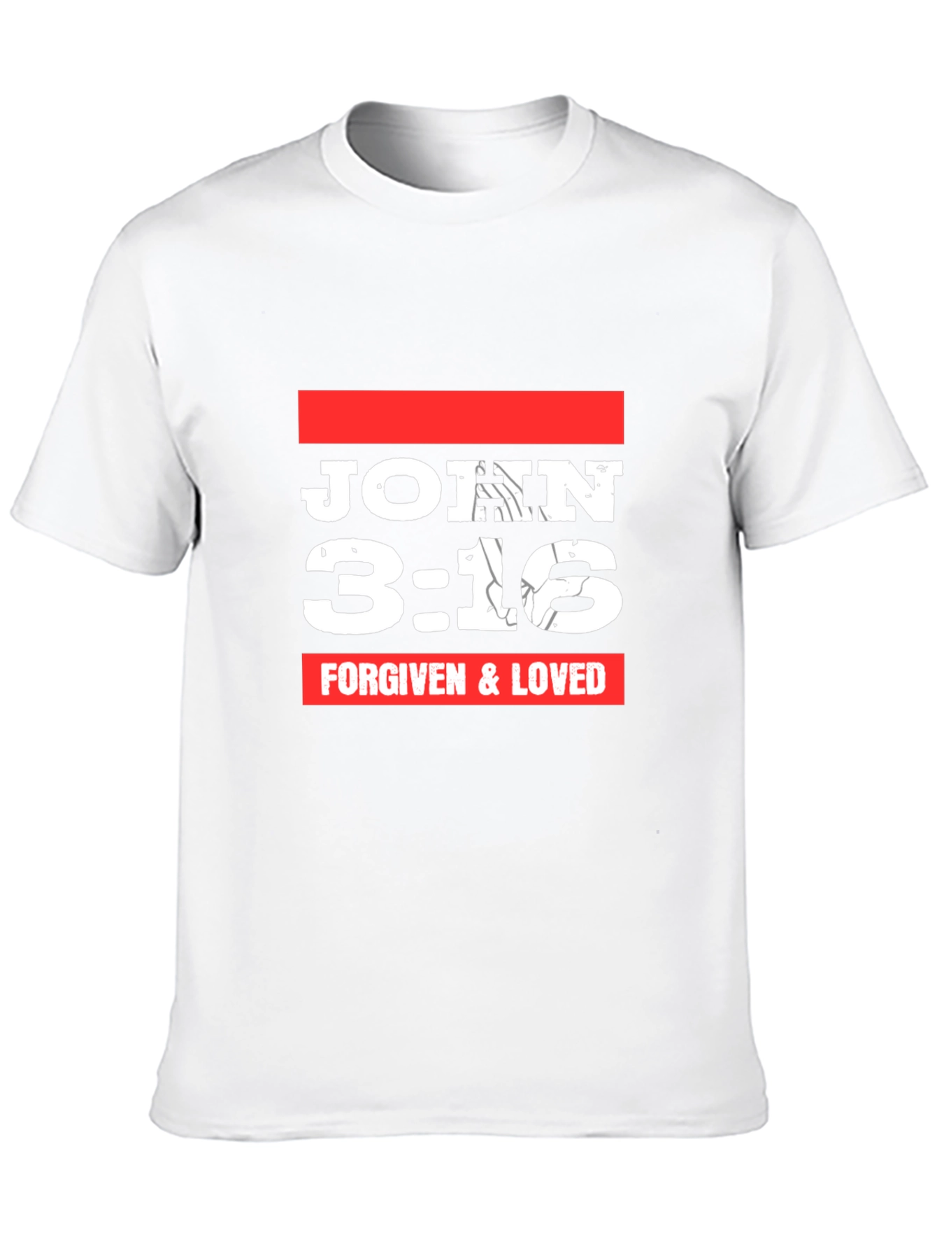John 3:16 Graphic T-Shirt - Forgiven & Loved