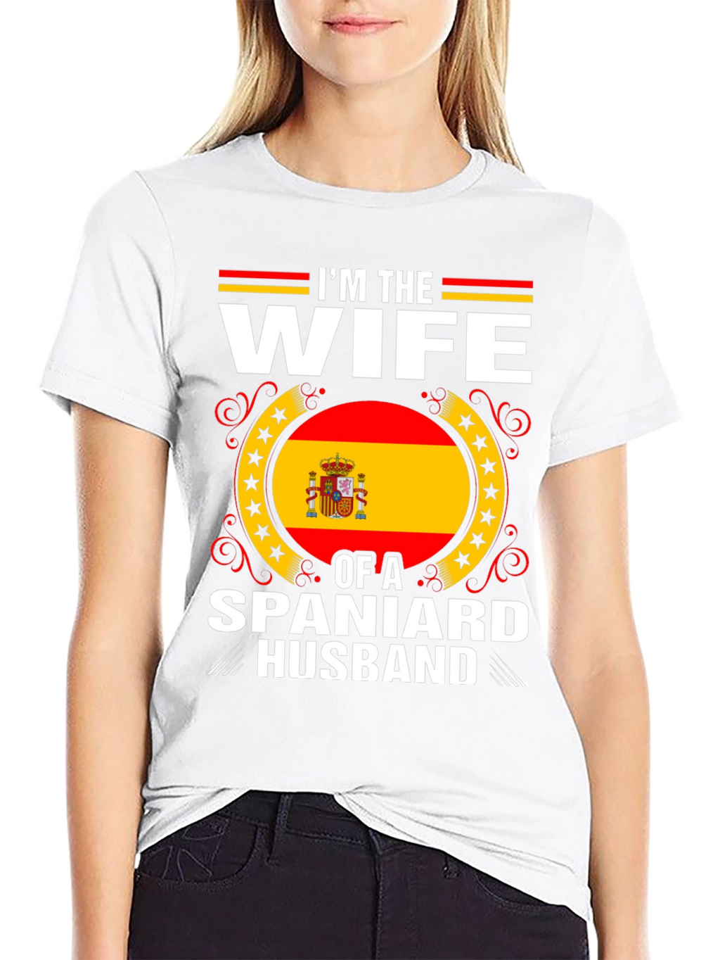 Im The Wife Of A Spaniard Husband T-Shirt