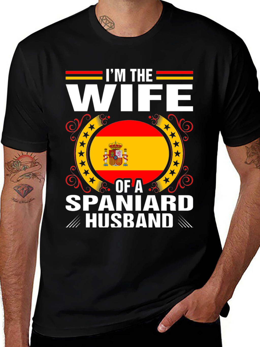 Im The Wife Of A Spaniard Husband T-Shirt