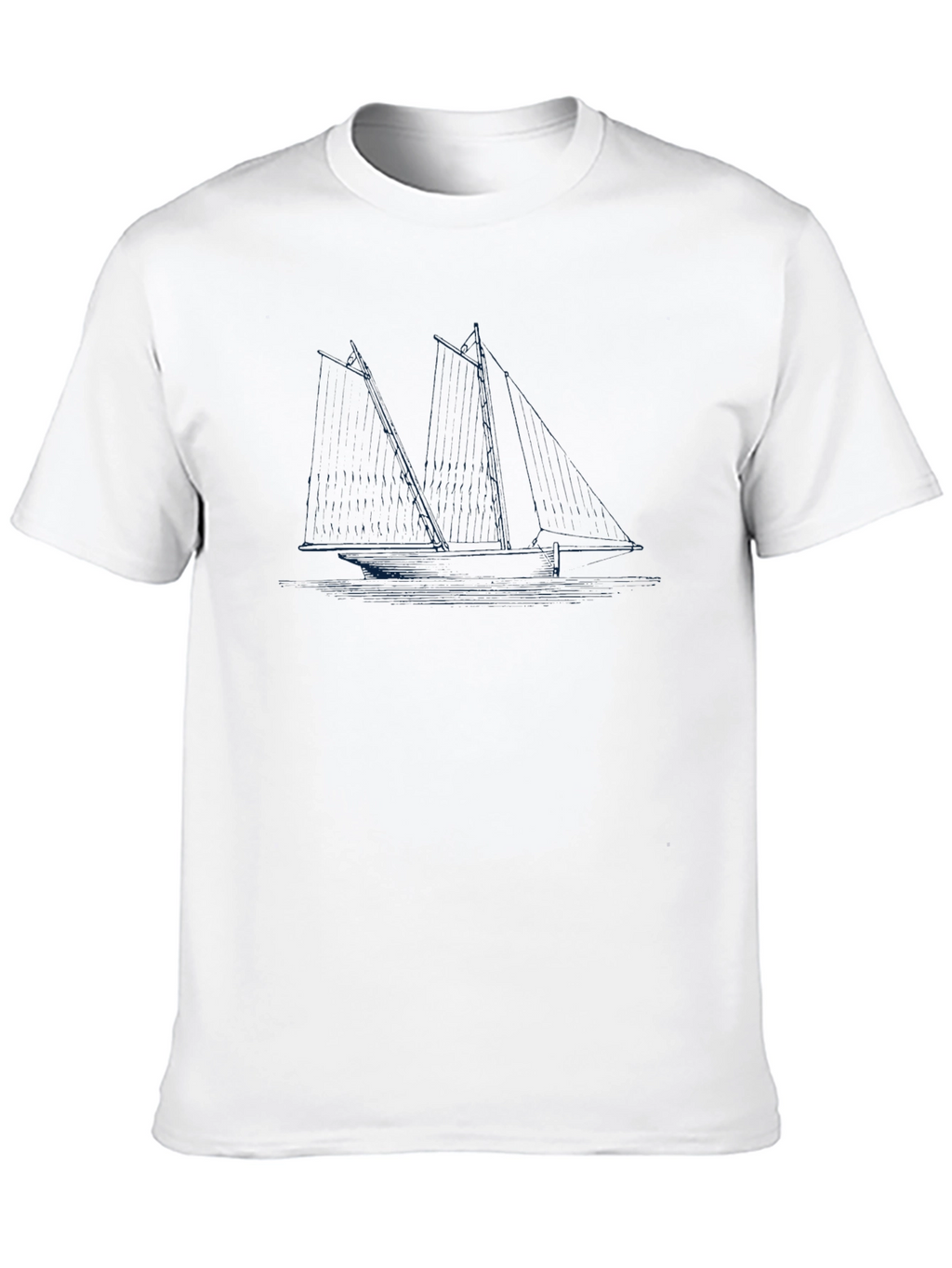 Abstract Sailing T-Shirt - Modern Graphic Tee